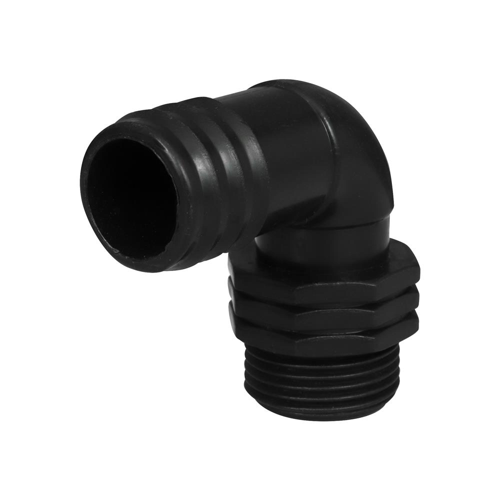 ข้องอเกลียวนอก PE TOWAI 1 นิ้วX32 มม. สีดำ แพ็ก 5 ชิ้น