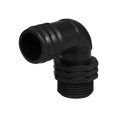 ข้องอเกลียวนอก PE TOWAI 1 นิ้วX32 มม. สีดำ แพ็ก 5 ชิ้น