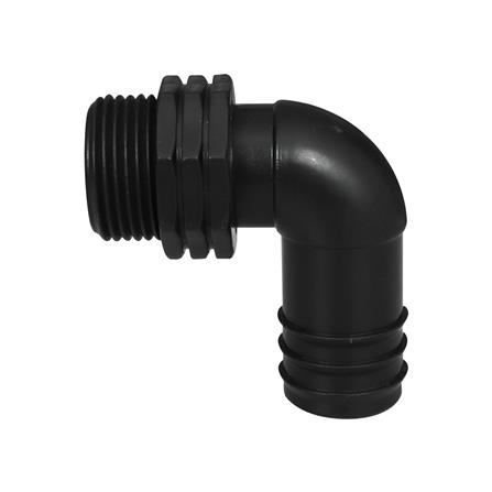 ข้องอเกลียวนอก PE TOWAI 1 นิ้วX32 มม. สีดำ แพ็ก 5 ชิ้น_1