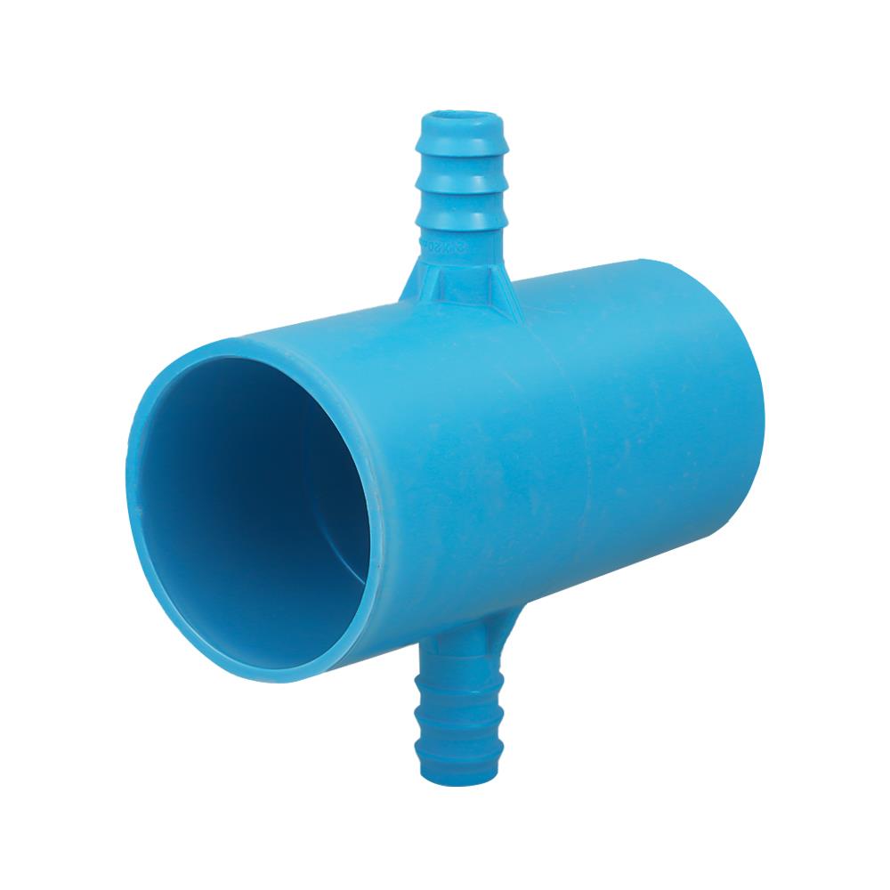 สี่ทางเกษตรลด PVC-PE TOWAI 2 นิ้วx20 มม. สีฟ้า