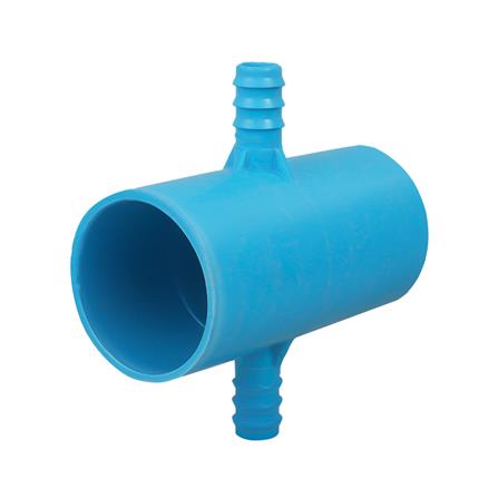 สี่ทางเกษตรลด PVC-PE TOWAI 2 นิ้วx20 มม. สีฟ้า_0