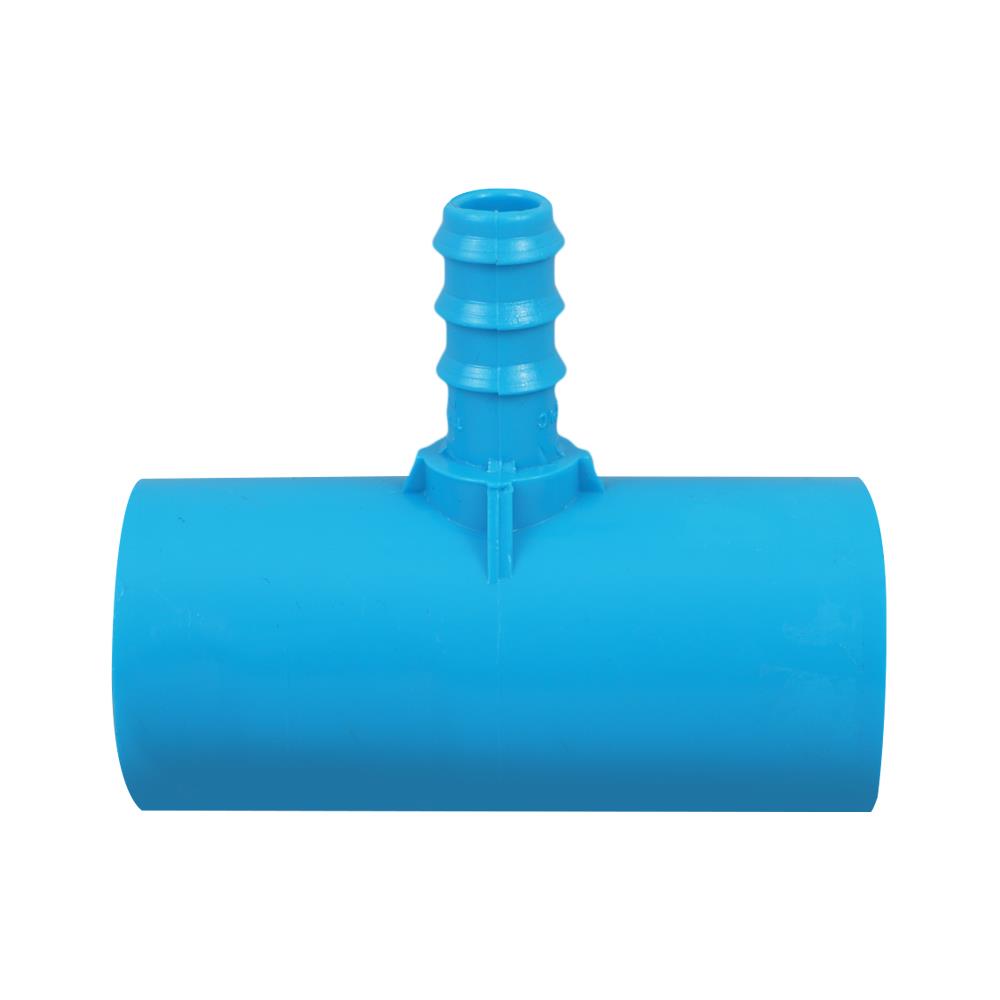 สามทางลดเกษตร PVC-PE TOWAI 1 นิ้วX16 มม. สีฟ้า