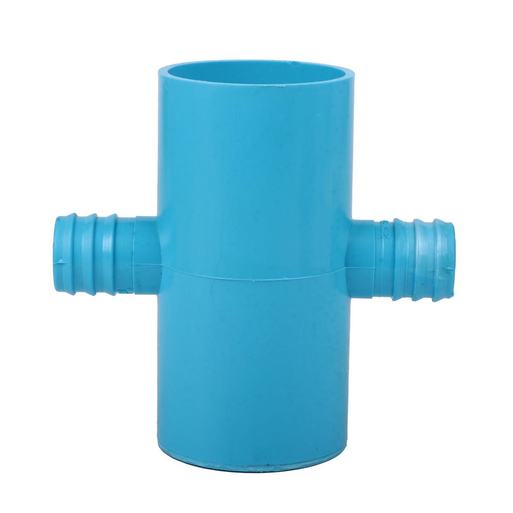 สี่ทางเกษตรลด PVC-PE TOWAI 2 นิ้วX32 มม. สีฟ้า