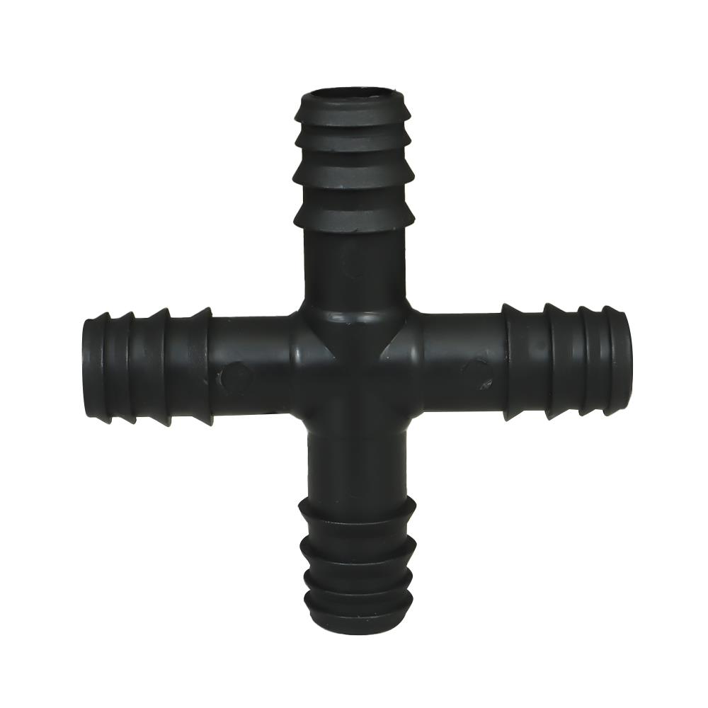 สี่ทาง PE TOWAI 20X20 มม. สีดำ แพ็ก 5 ชิ้น