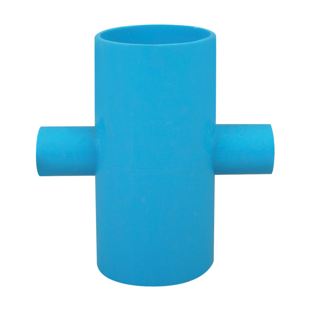 สี่ทางเกษตรลด PVC TOWAI 2 นิ้วX1/2 นิ้ว สีฟ้า