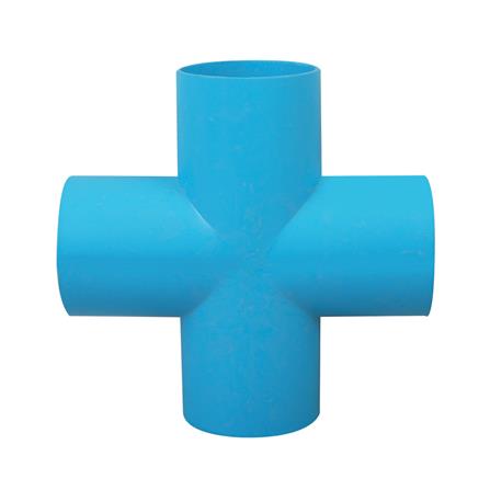 สี่ทางเกษตร PVC TOWAI 2 นิ้ว สีฟ้า_1