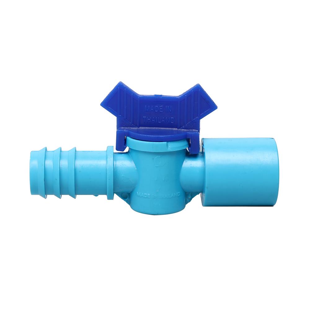 วาล์วสวมท่อ PVC-PE 3/4 นิ้วx25 มม. TOWAI แพ็ก 5 ชิ้น