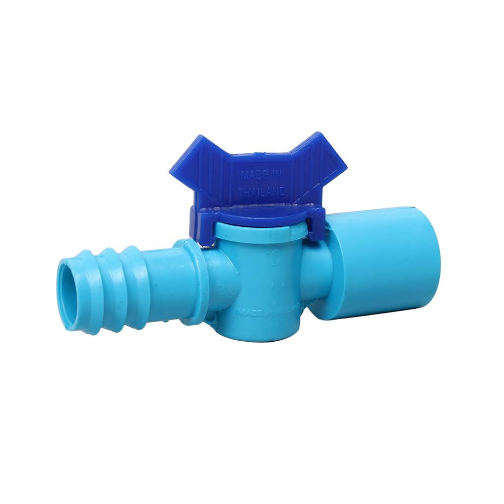 วาล์วสวมท่อ PVC-PE 3/4 นิ้วx25 มม. TOWAI แพ็ก 5 ชิ้น