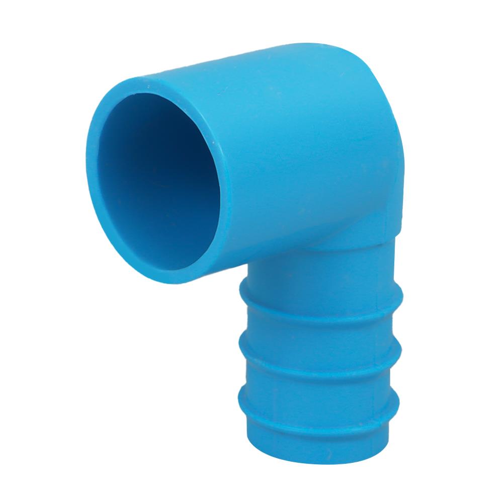 ข้องอสวมท่อ PVC-PE TOWAI 1/2 นิ้ว x 25 มม. สีฟ้า แพ็ก 5 ชิ้น