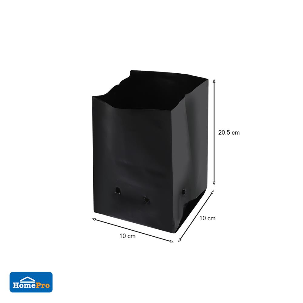 ถุงเพาะชำ SPRING 4x8 นิ้ว 1 กก. สีดำ