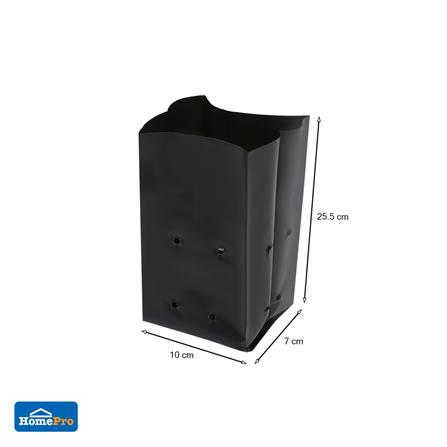 ถุงเพาะชำ SPRING 4x10 นิ้ว 1 กก. สีดำ_4