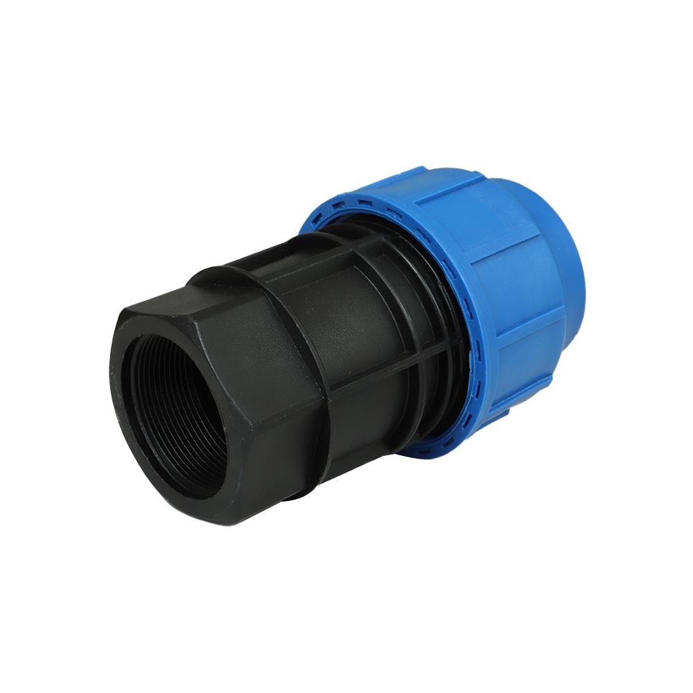 ข้อต่อตรงสวมล็อก PE เกลียวใน TOWAI 63 มม.X2 นิ้ว