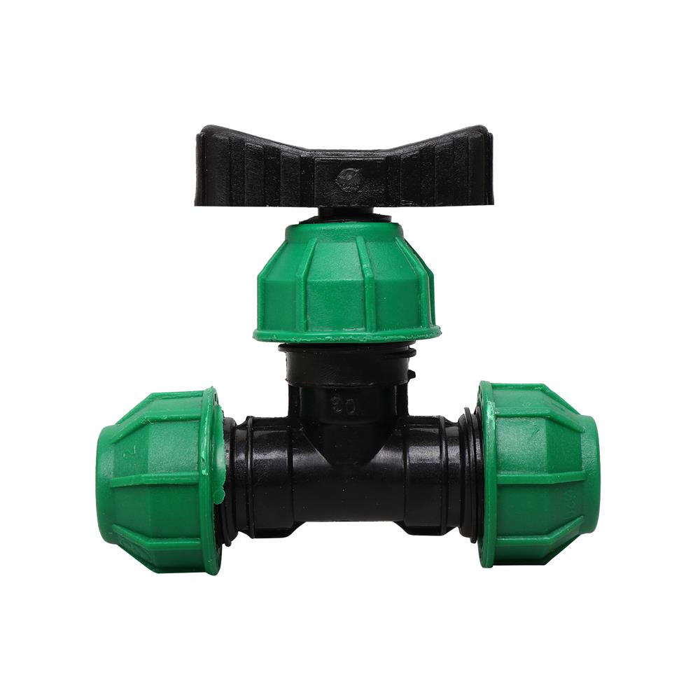 วาล์ว 3 ทางสวมล็อก PE TOWAI 20 มม.