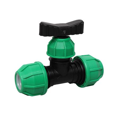 วาล์ว 3 ทางสวมล็อก PE TOWAI 25 มม.