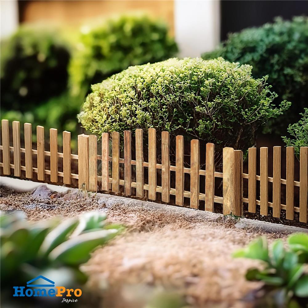 รั้วไม้ปักพื้น ME LIVING GARTENE 70x40 ซม. สีธรรมชาติ