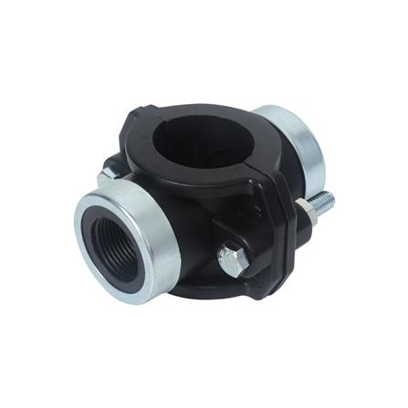 แคลมป์ท่อพีอี-เกลียว 2 ด้าน TOWAI 40 มม.X3/4 นิ้ว_0