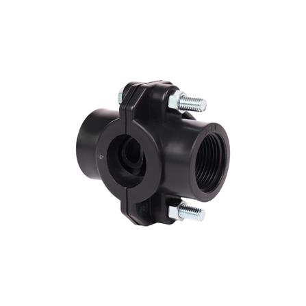 แคลมป์ท่อพีอี-เกลียว 2 ด้าน TOWAI 32 มม.X1 นิ้ว