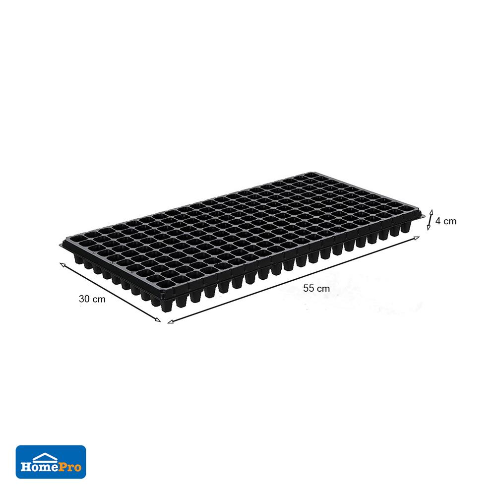 ถาดเพาะชำ SPRING 200 หลุม สีดำ