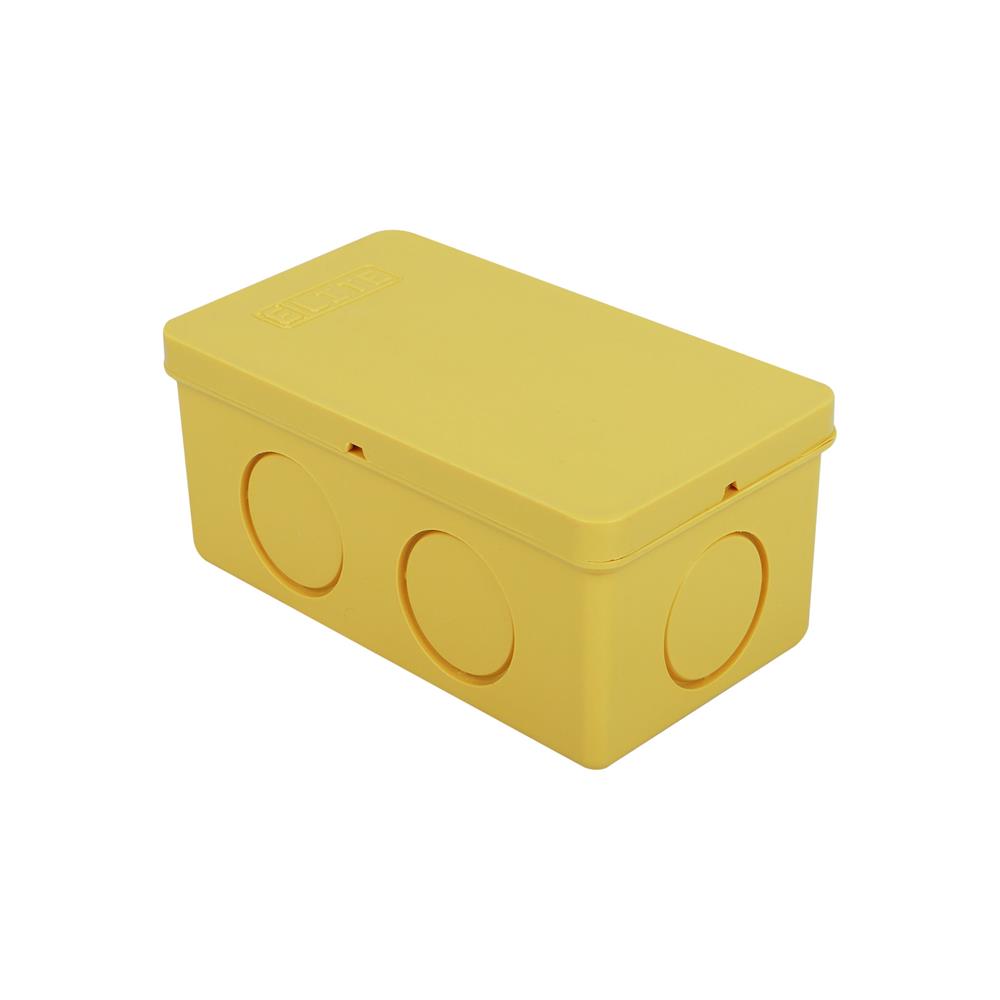 กล่องพักสาย ELITE 2X4 นิ้ว สีเหลือง