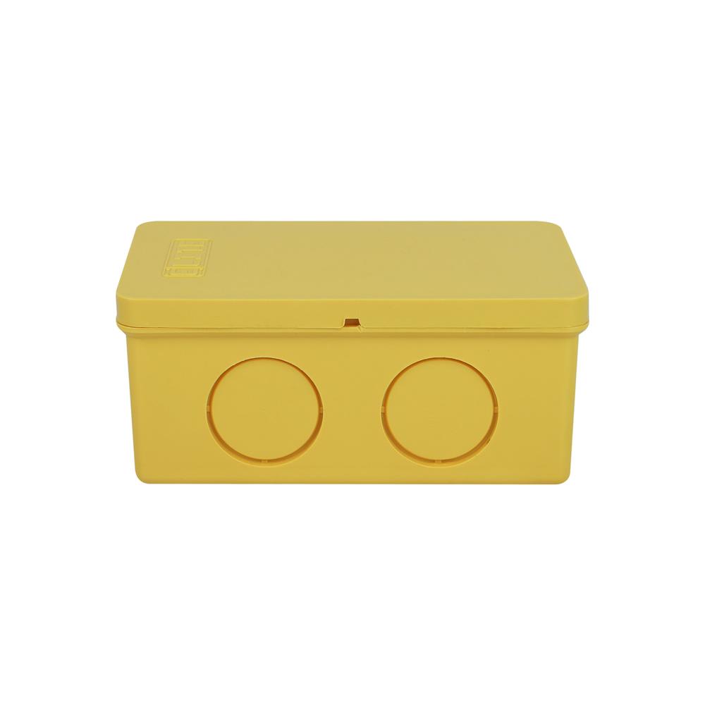 กล่องพักสาย ELITE 2X4 นิ้ว สีเหลือง