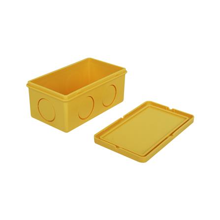 กล่องพักสาย ELITE 2X4 นิ้ว สีเหลือง_2