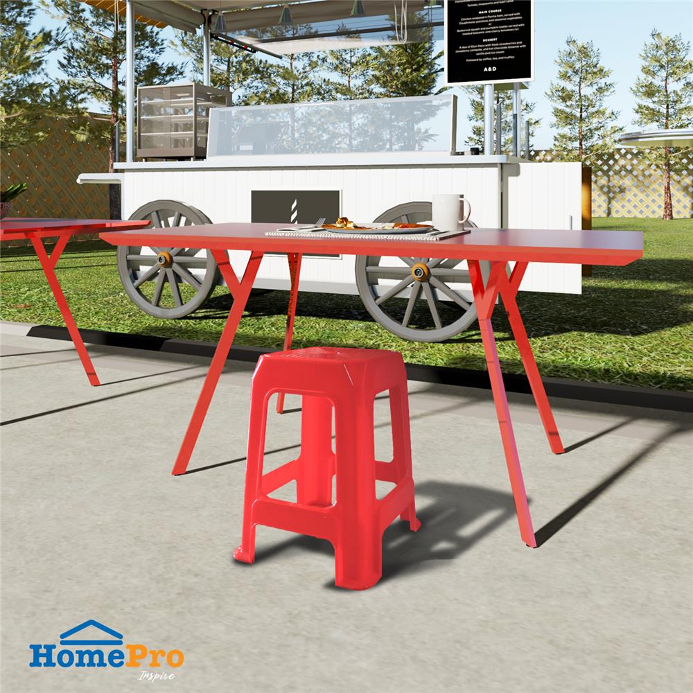 เก้าอี้พลาสติก ME LIVING 7003 สีแดง