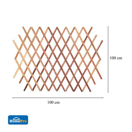 รั้วไม้บานพับ ME LIVING GARTENE 100x100 ซม. สีธรรมชาติ_6