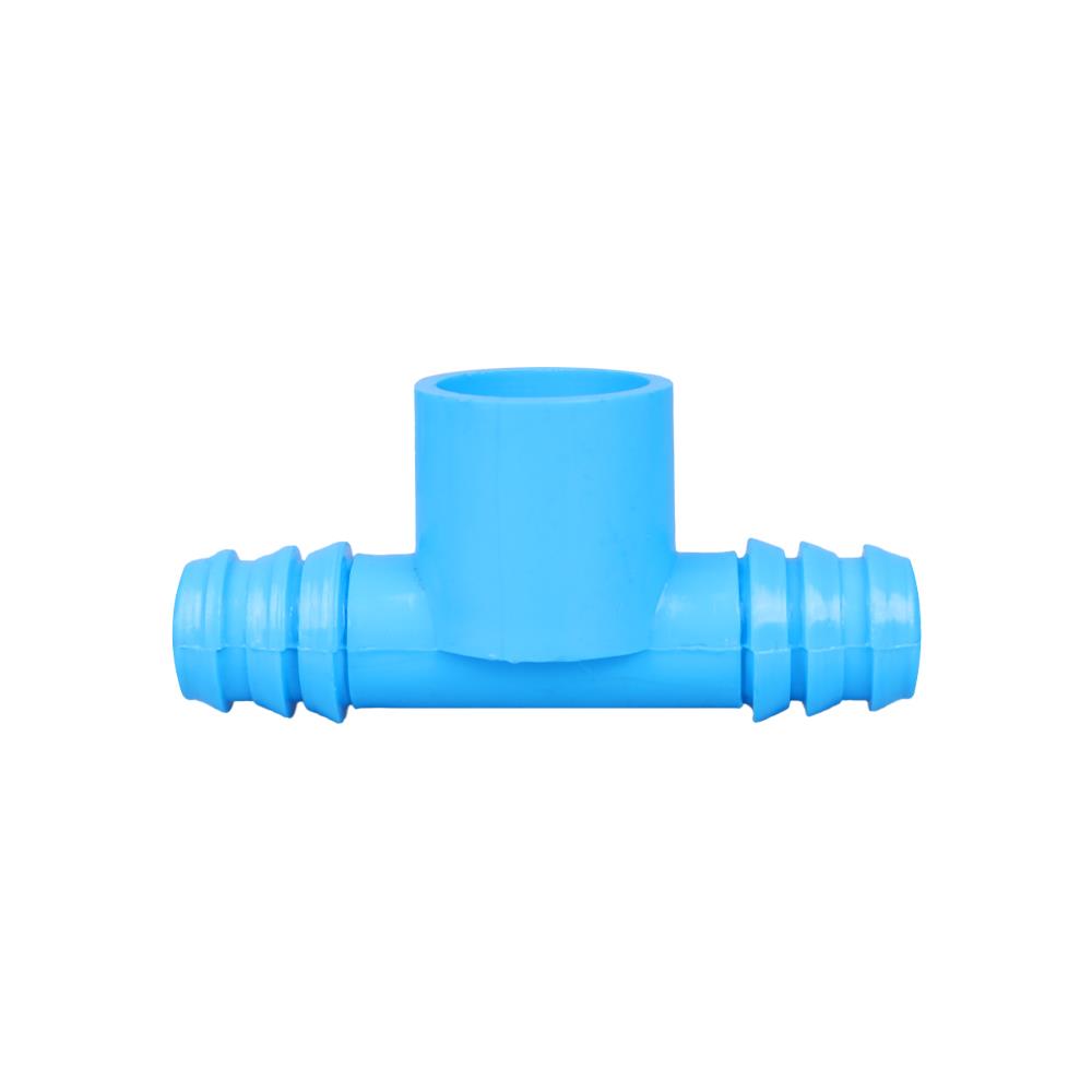 สามทางสวมท่อ PVC-PE TOWAI 3/4 นิ้วX25 มม. สีฟ้า แพ็ก 5 ชิ้น