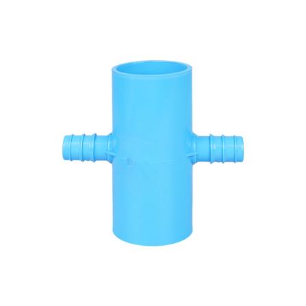 สี่ทางเกษตรลด PVC TOWAI 1 1/2 นิ้วX20 มม. สีฟ้า_1