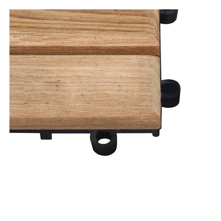 ทางเท้าไม้เต็ง ลายกลม ME LIVING 30X30 ซม._2