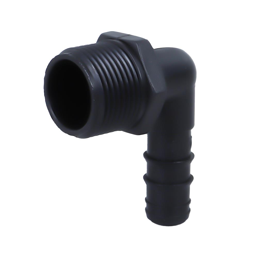 ข้องอเกลียวนอก PE TOWAI 3/4 นิ้วX16 มม. สีดำ แพ็ก 10 ชิ้น