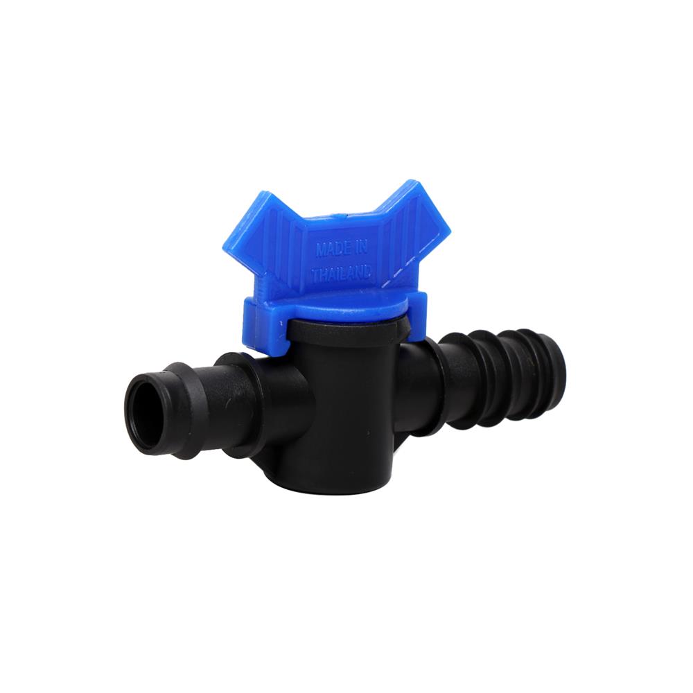 วาล์วหางปลา PE พร้อมข้อต่อยางเปอร์เมท TOWAI 20 มม.