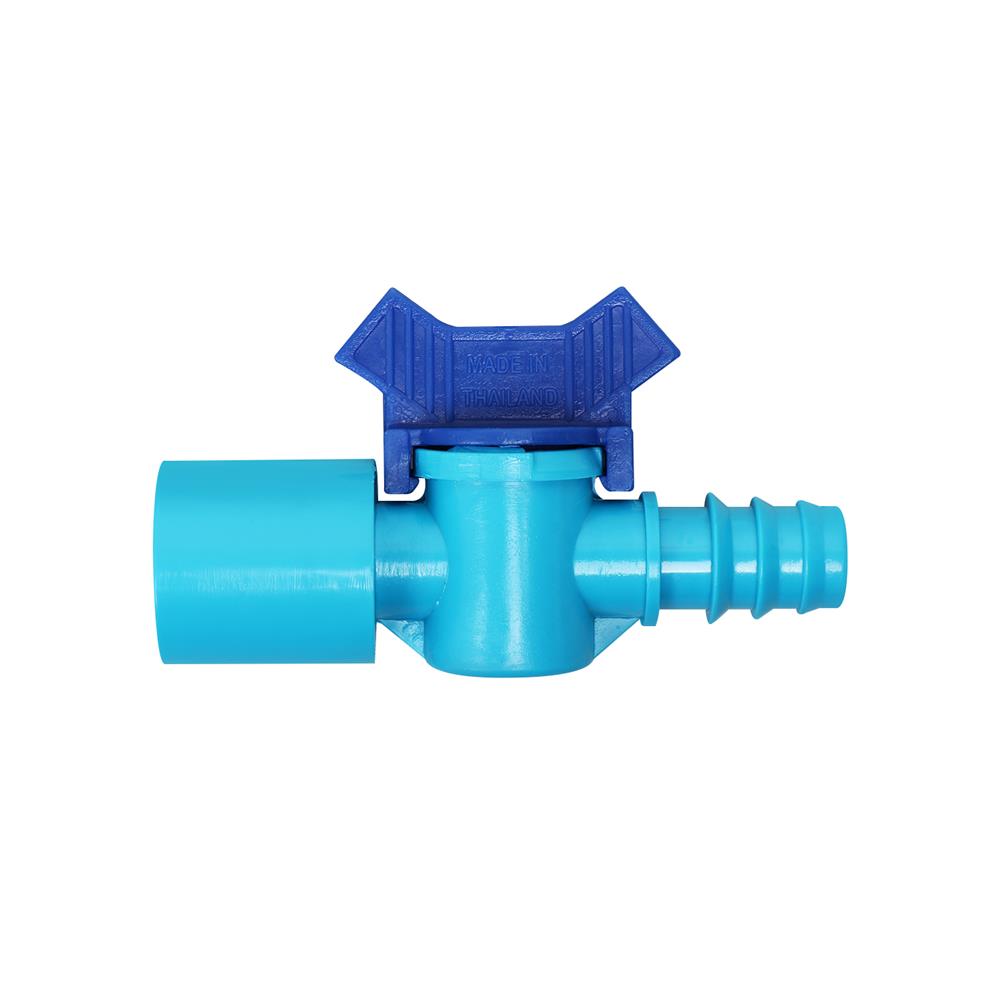 วาล์วสวมท่อ PVC-PE TOWAI 3/4 นิ้วx20 มม. แพ็ก 5 ชิ้น