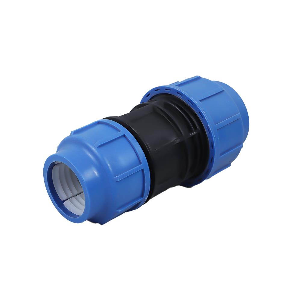 ข้อต่อตรงสวมล็อก PE TOWAI 50 มม.X2 นิ้ว สีดำ-น้ำเงิน