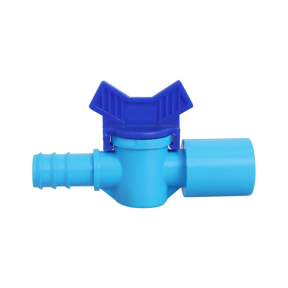 วาล์วสวมท่อ PVC-PE TOWAI 1/2 นิ้วx20 มม. แพ็ก 5 ชิ้น