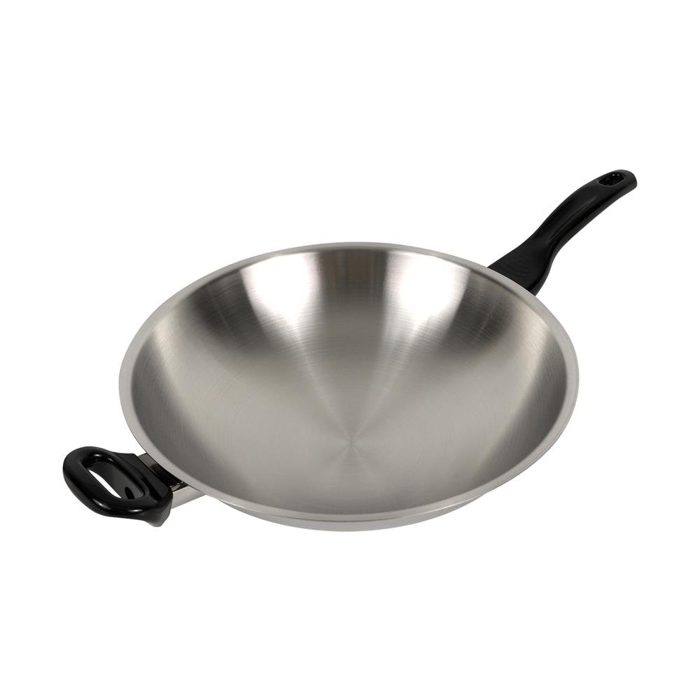 กระทะจีน 34 ซม. ZEBRA VITALUX 3PLY