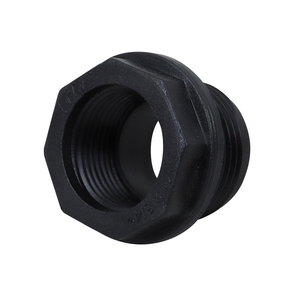 ข้อต่อลดเหลี่ยม PP TOWAI 1 นิ้วX3/4 นิ้ว สีดำ