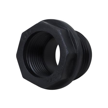 ข้อต่อลดเหลี่ยม PP TOWAI 1 นิ้วX3/4 นิ้ว สีดำ_0