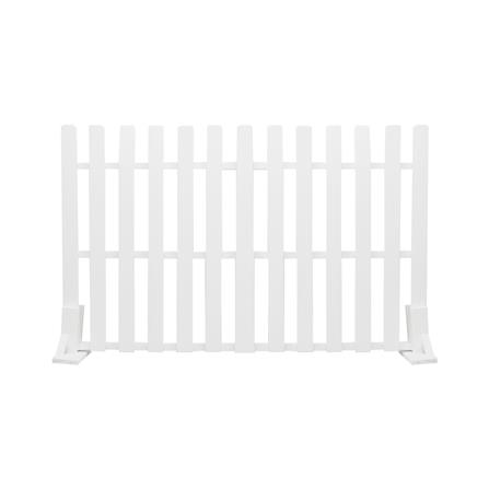 รั้วไม้เต็งตั้งพื้น ME LIVING GARTENE 100X60 ซม. สีขาว_1