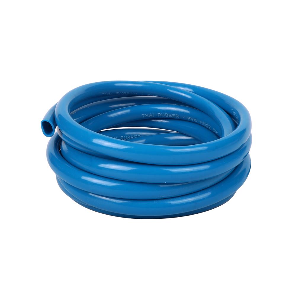 สายยางเด้ง ท่อยางไทย 5/8 นิ้วX5 ม. สีฟ้า