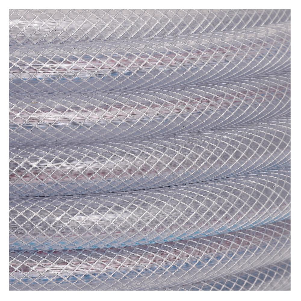 สายยางม้วน ใยด้าย ท่อยางไทย 5/8 นิ้ว X 15 ม. สีใส