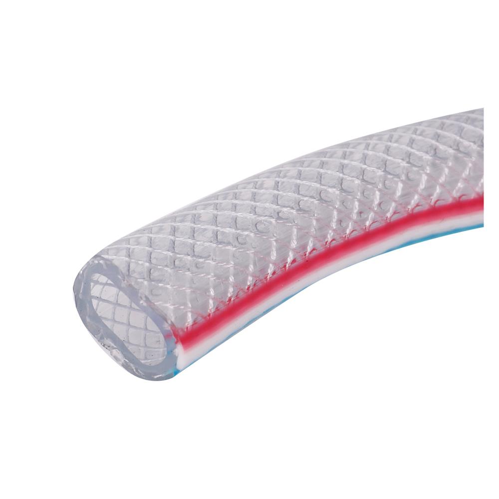 สายยางม้วน ใยด้าย ท่อยางไทย 5/8 นิ้ว X 15 ม. สีใส