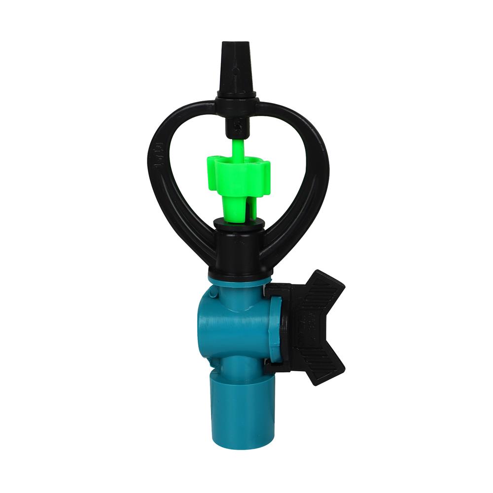 สปริงเกอร์เกลียวใน 2 ทางหมุนรอบตัว พร้อมวาล์ว PVC TOWAI 1/2 นิ้ว