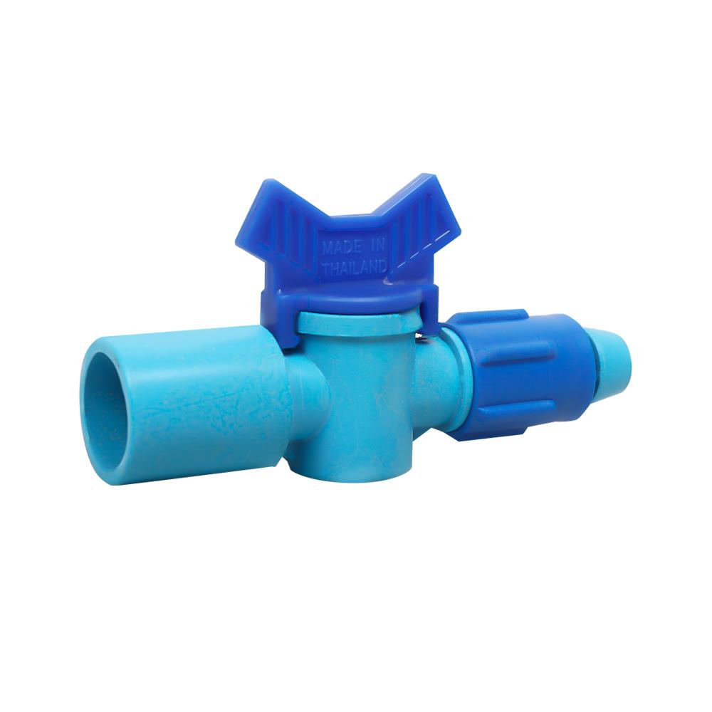 วาล์วเทป-สวมท่อ PVC เกลียว TOWAI 16.5 มม. X 1/2 นิ้ว แพ็ก 5 ชิ้น