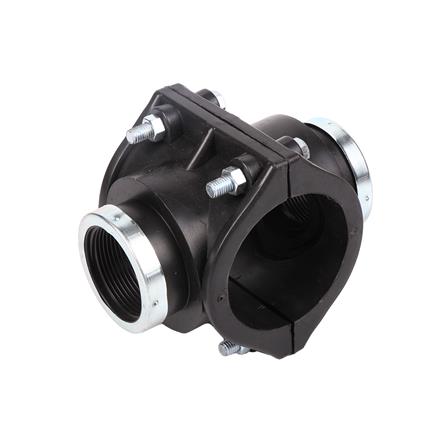 แคลมป์ท่อ PE-เกลียว 2 ด้าน TOWAI 75 มม.x1 1/2 นิ้ว_0