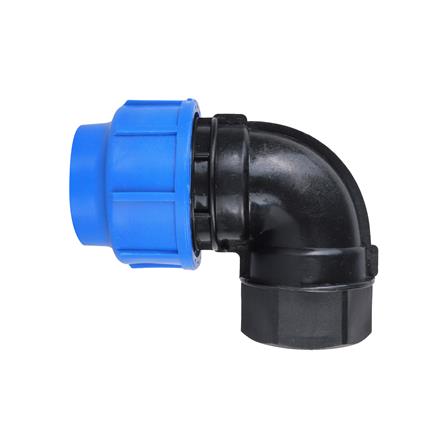 ข้องอสวมล็อก PE เกลียวใน TOWAI 50 มม.X1 1/2 นิ้ว สีดำ-น้ำเงิน_1