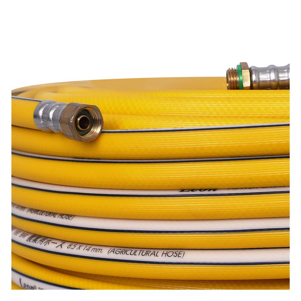 สายพ่นน้ำยา 3 ชั้น LEON 8.5X14 มม.X50 ม. สีเหลือง