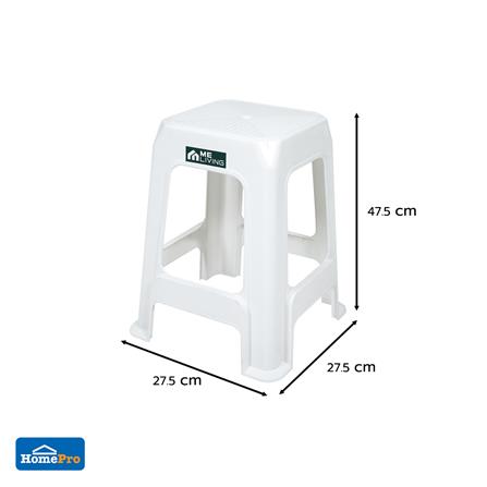 เก้าอี้พลาสติก ME LIVING 7003 สีขาว_6