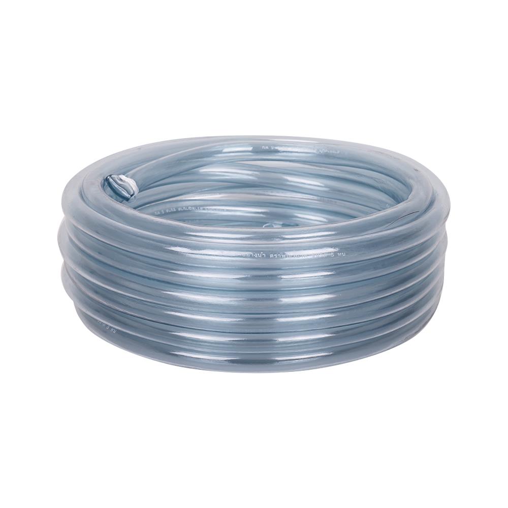 สายยางม้วน พญานาค 5/8 นิ้วX10 ม. สีใส