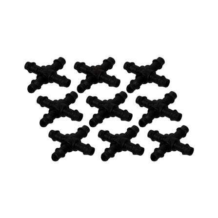 ตัวต่อสายไมโคร 4 ทาง TOWAI 5/7 มม. แพ็ก 100 ชิ้น